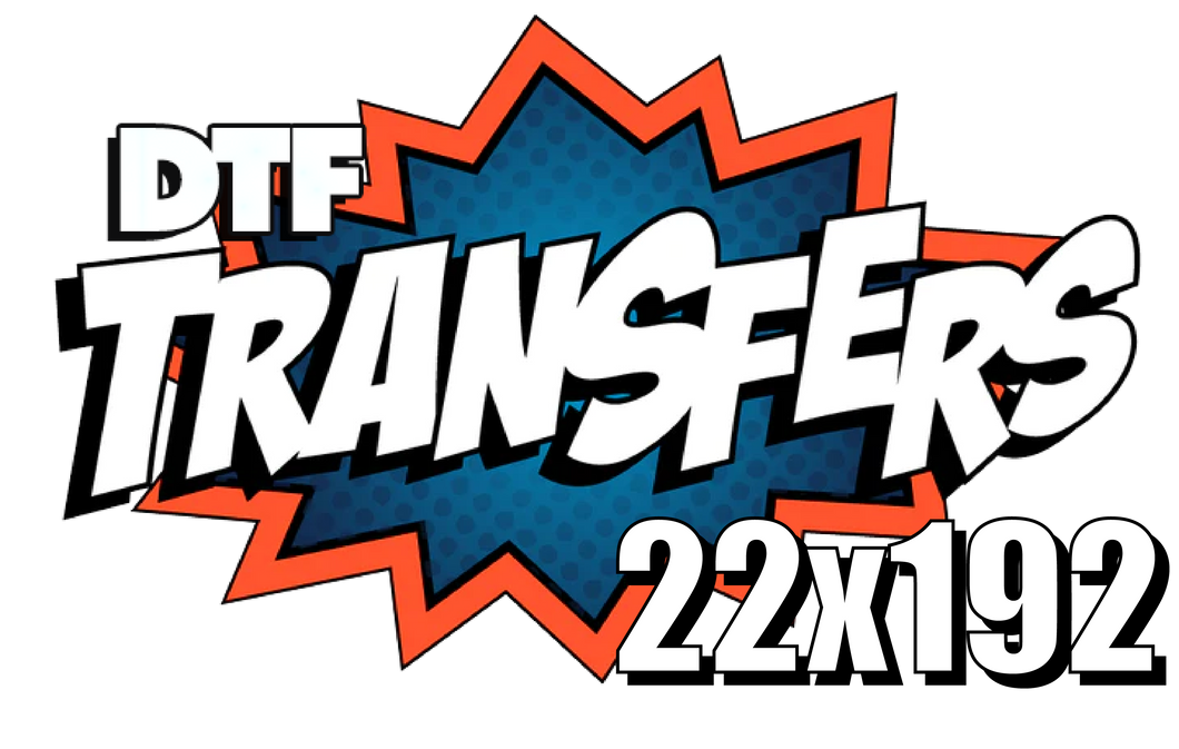 22 x 192 DTF Gang Sheet