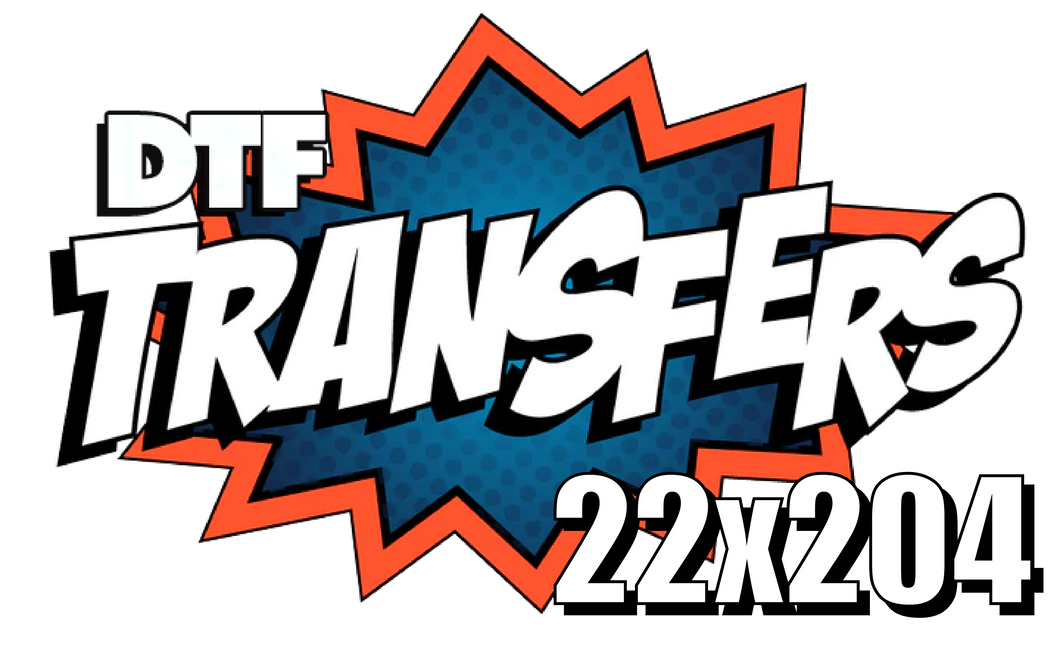 22 x 204 DTF Gang Sheet