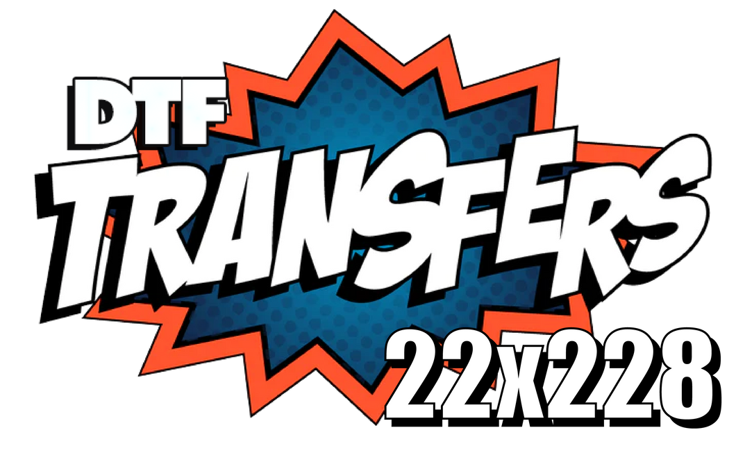 22 x 228 DTF Gang Sheet